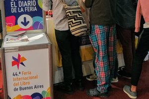 Pyjama-Style auf der Buchmesse in Buenos Aires